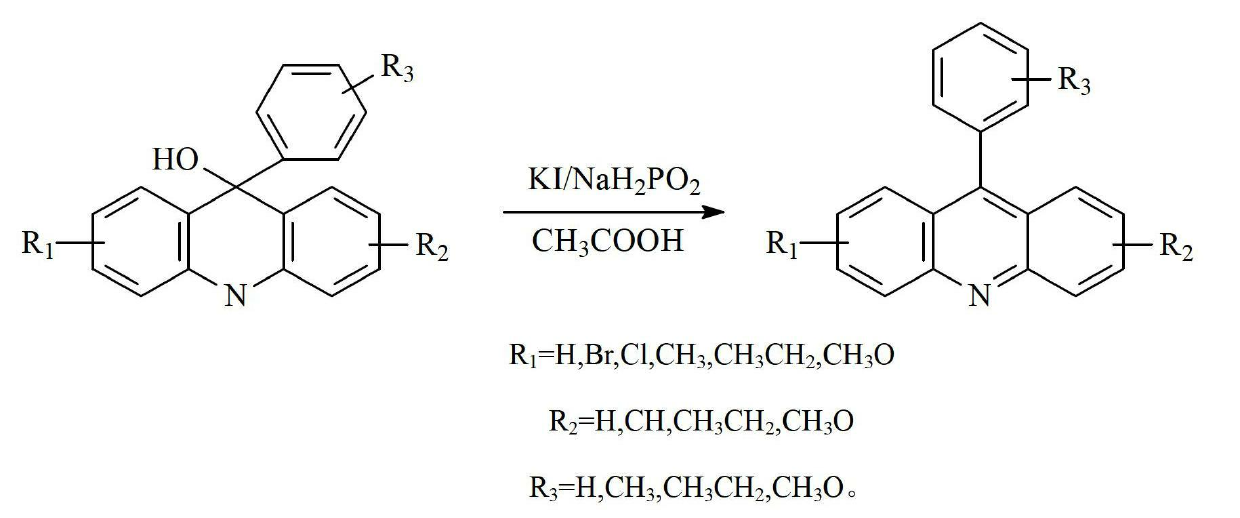 Preparation method of acridine compounds