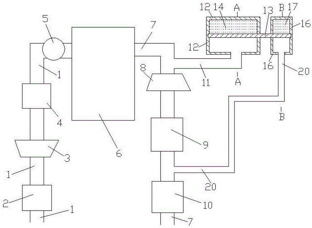 Modified constant-pressure charging system