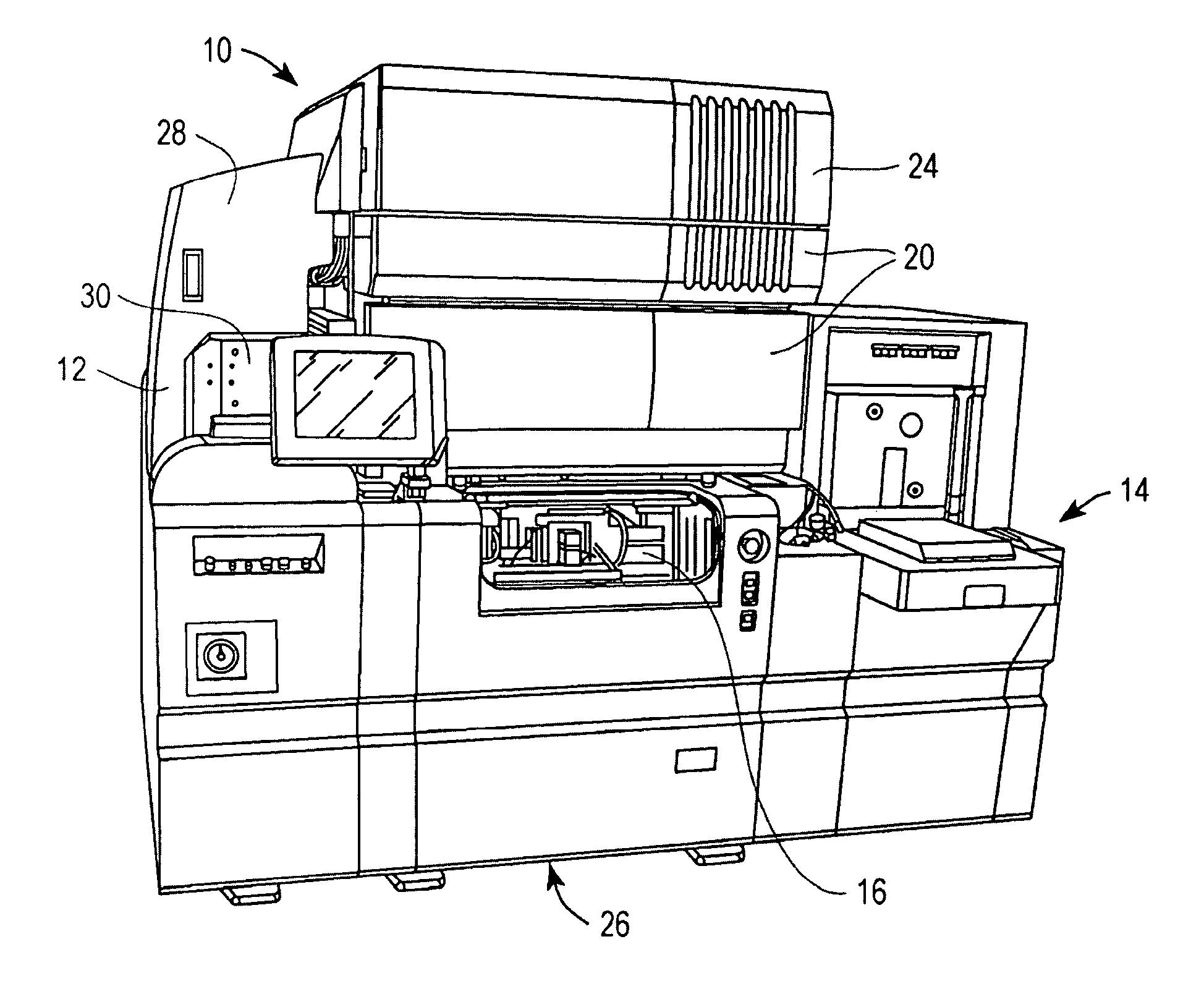 System for testing an integrated circuit of a device and its method of use