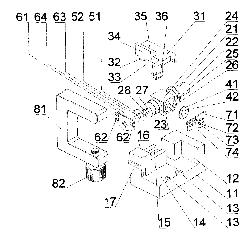 Method for reliably connecting bridge printed circuit boards of optical transceivers and positioning component