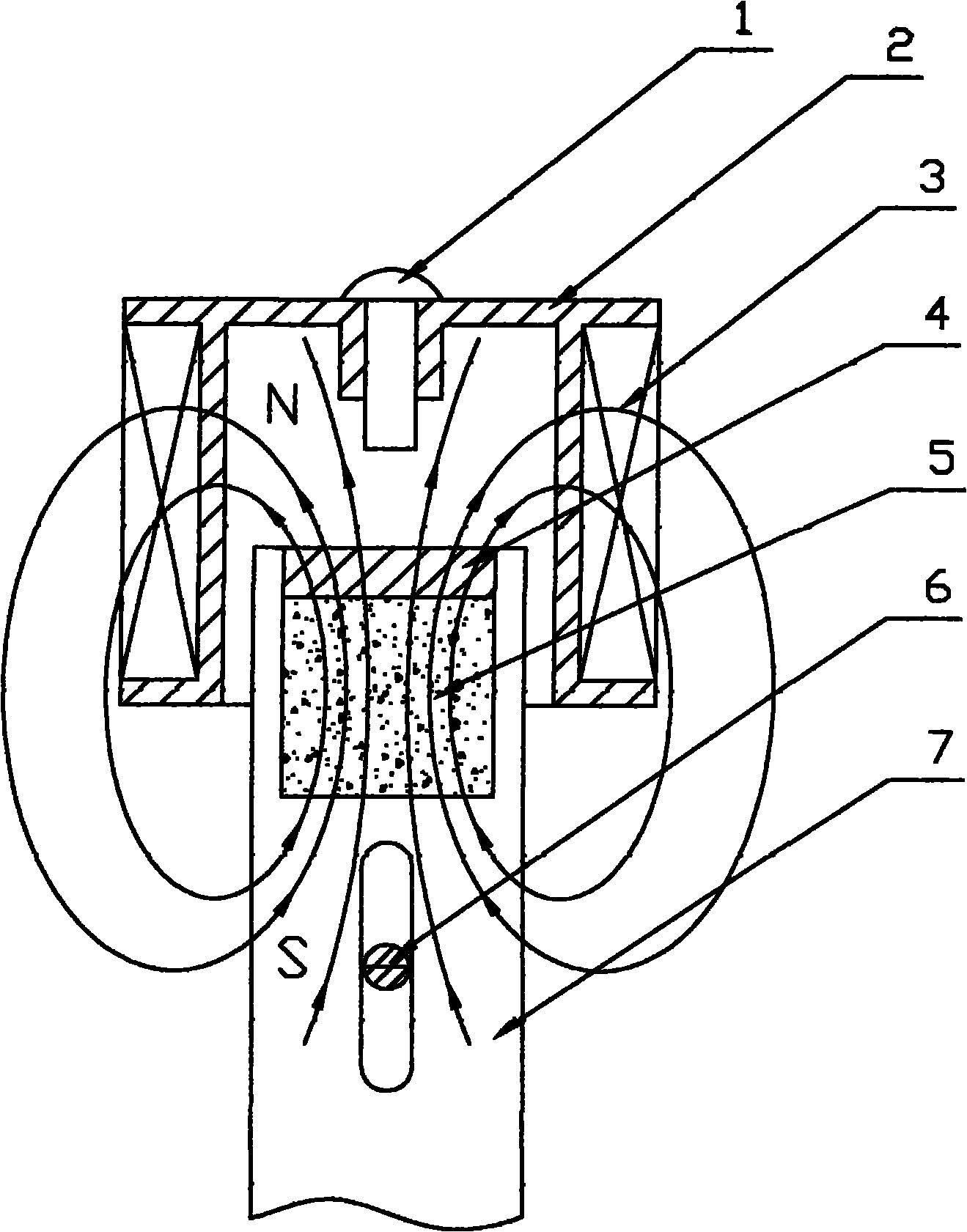 Bistable electromagnetic device and application thereof