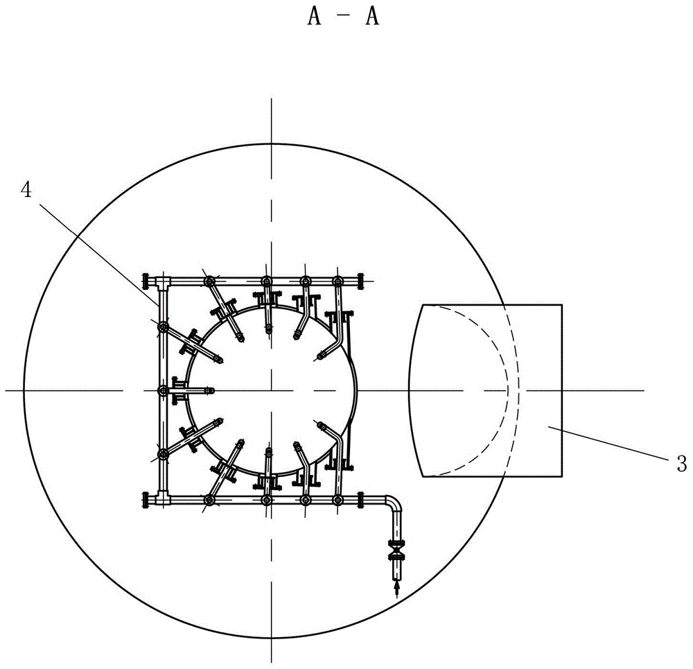 Blast furnace smoke recycling device