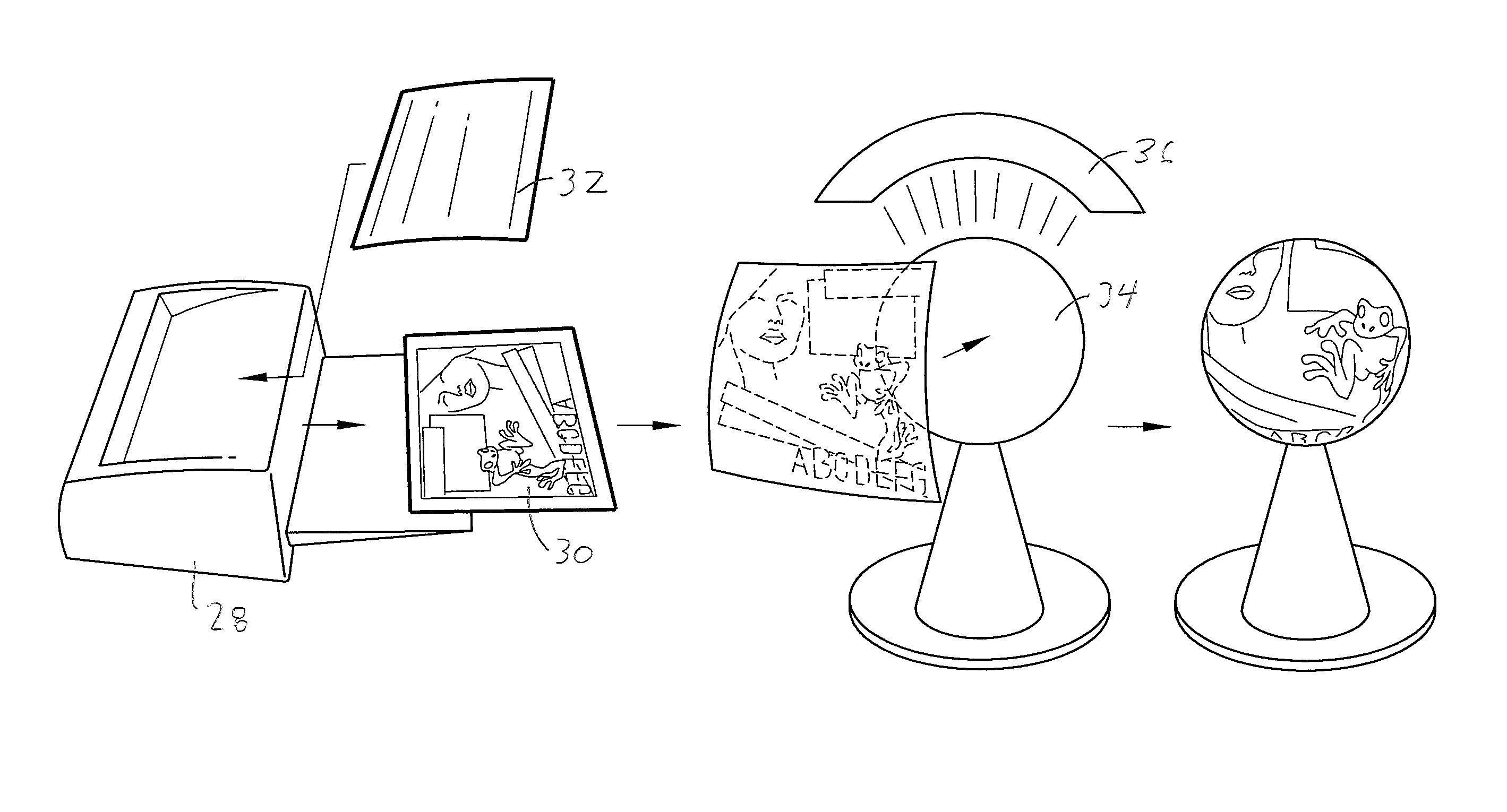 Metalized receiver/transfer media for printing and transfer process