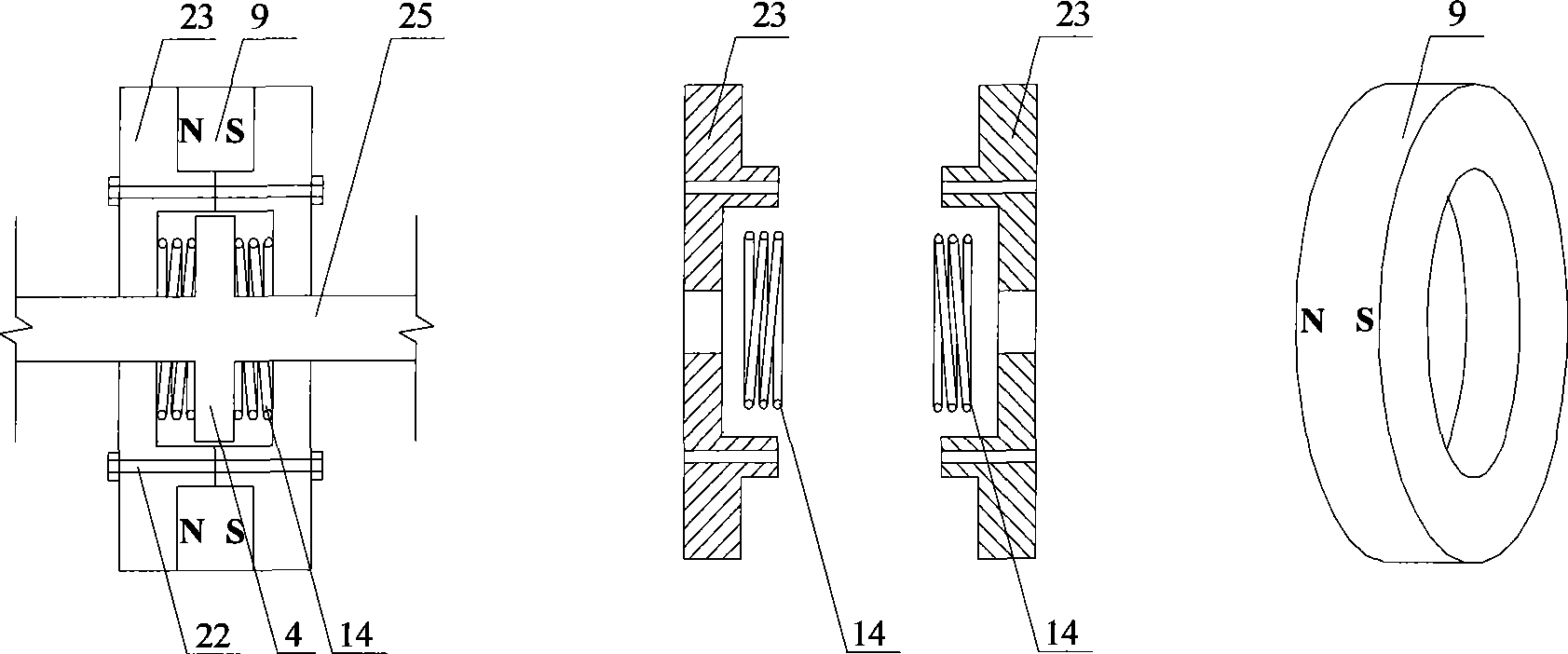 High-energy consumption self-decoupling magnetorheological damper