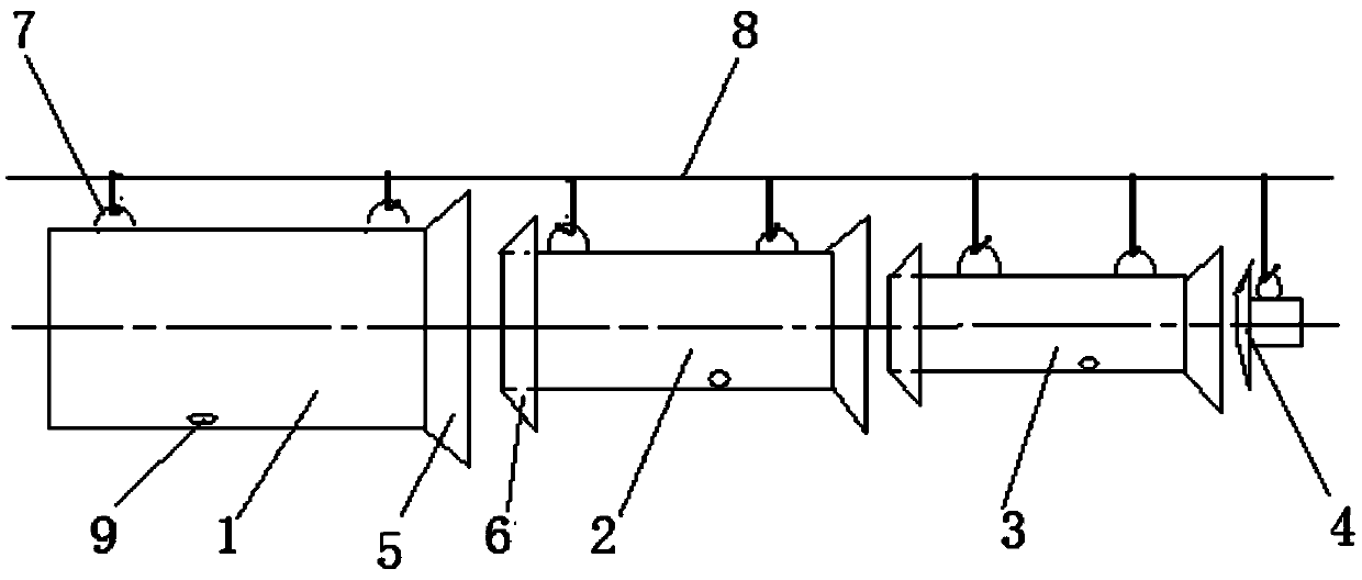 Coal mine fully-mechanized excavation face short-distance comprehensive dedusting method