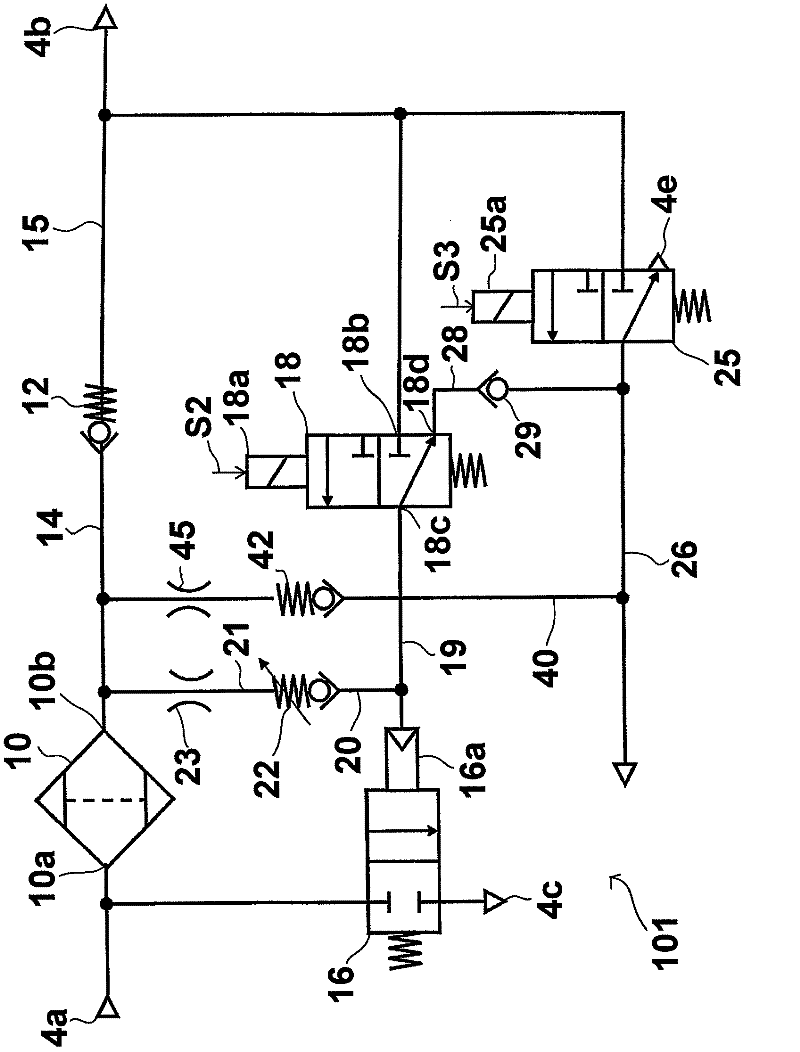 Air treatment unit for automotive compressed air system