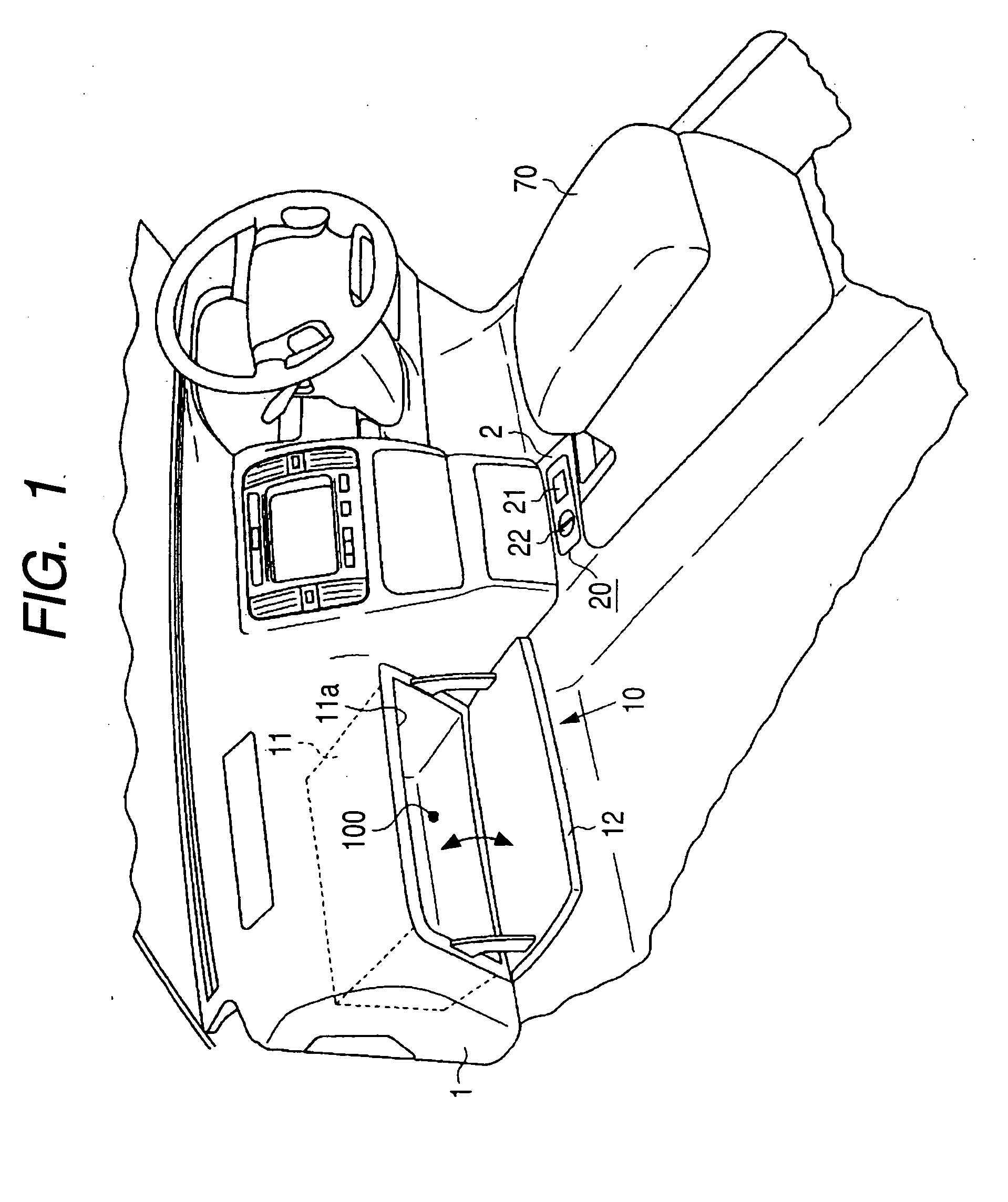 Lock system of small article compartment in vehicle