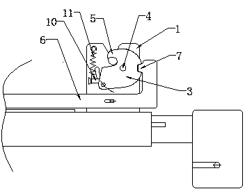 Frame locking mechanism of child safety seat