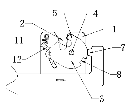 Frame locking mechanism of child safety seat