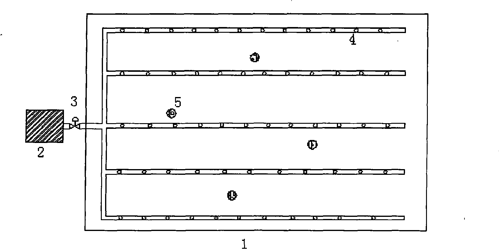 Heterotopia repairing system of volatile organic pollution soil and processing method thereof