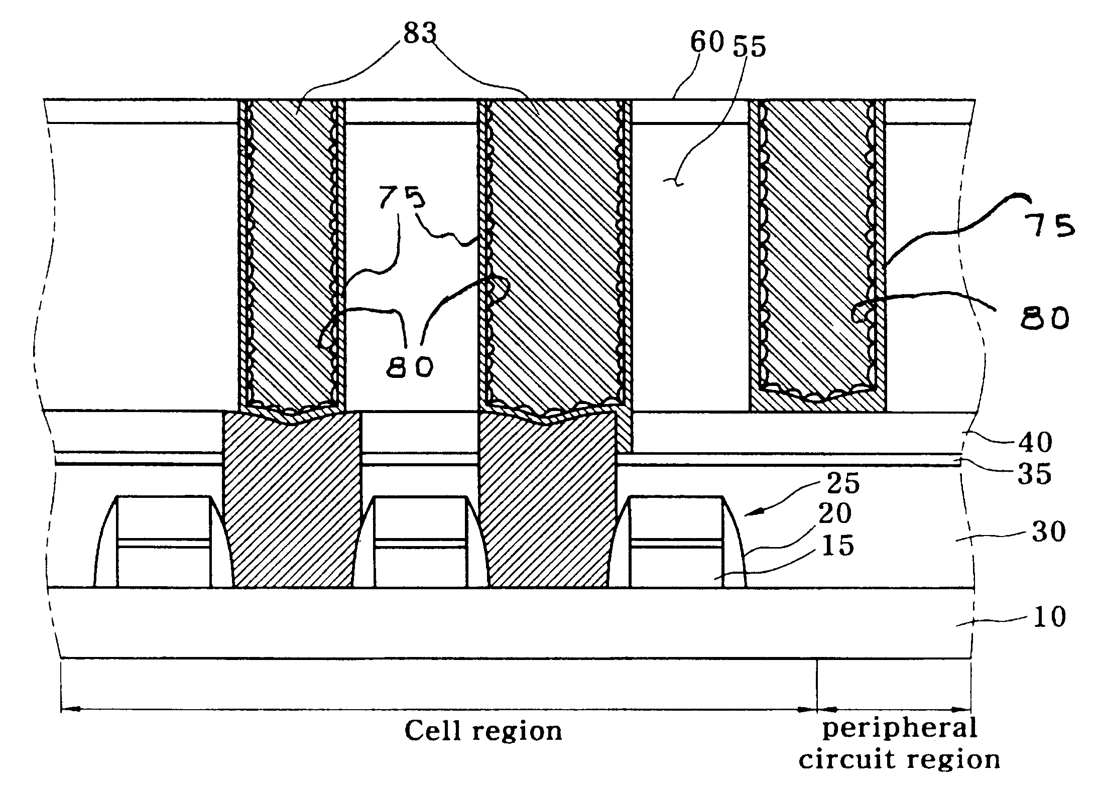 Method for forming a storage node of a capacitor