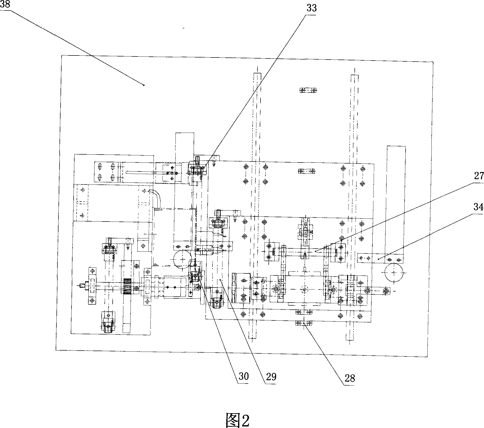 Camshaft fixture cramp and its automatically printing method