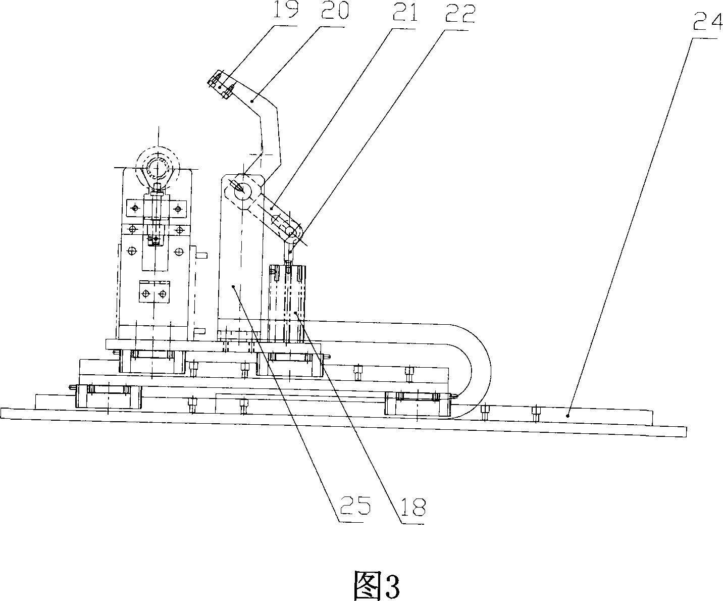 Camshaft fixture cramp and its automatically printing method