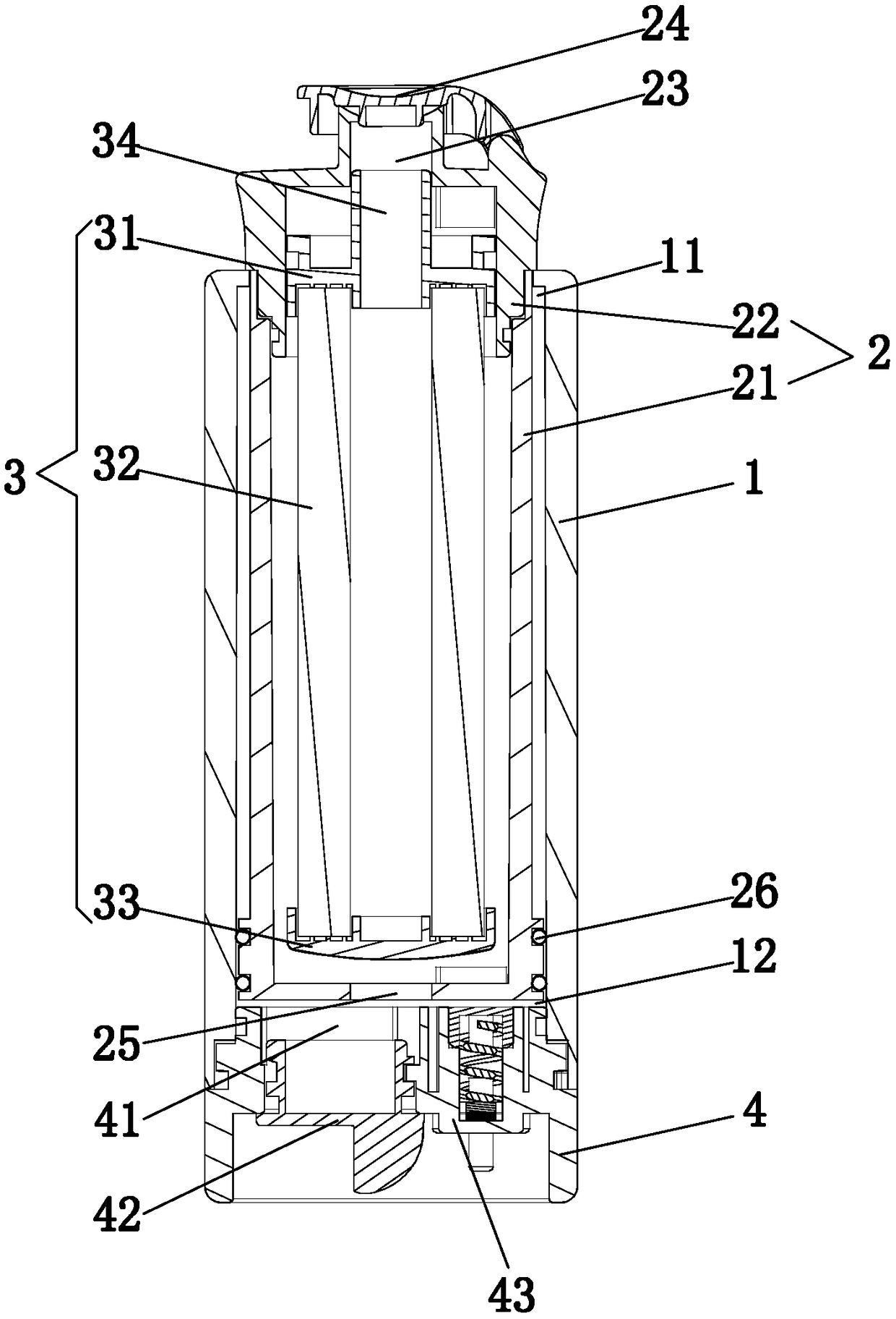 Pull-type outdoor water purifier