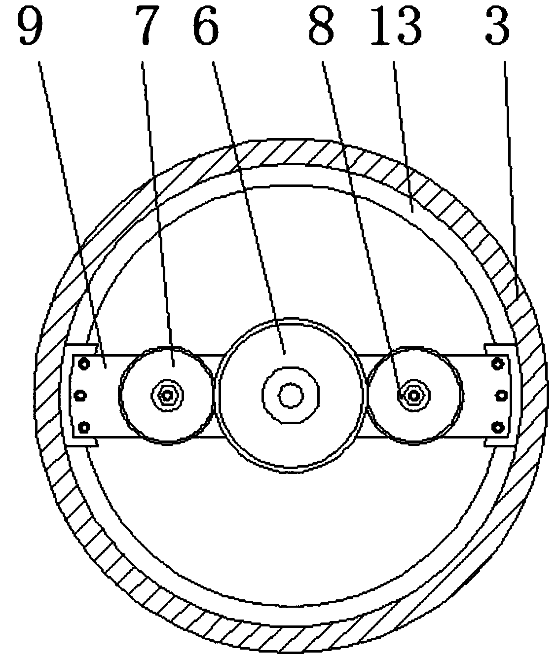 Impurity removal type stirred tank reactor for chemical production