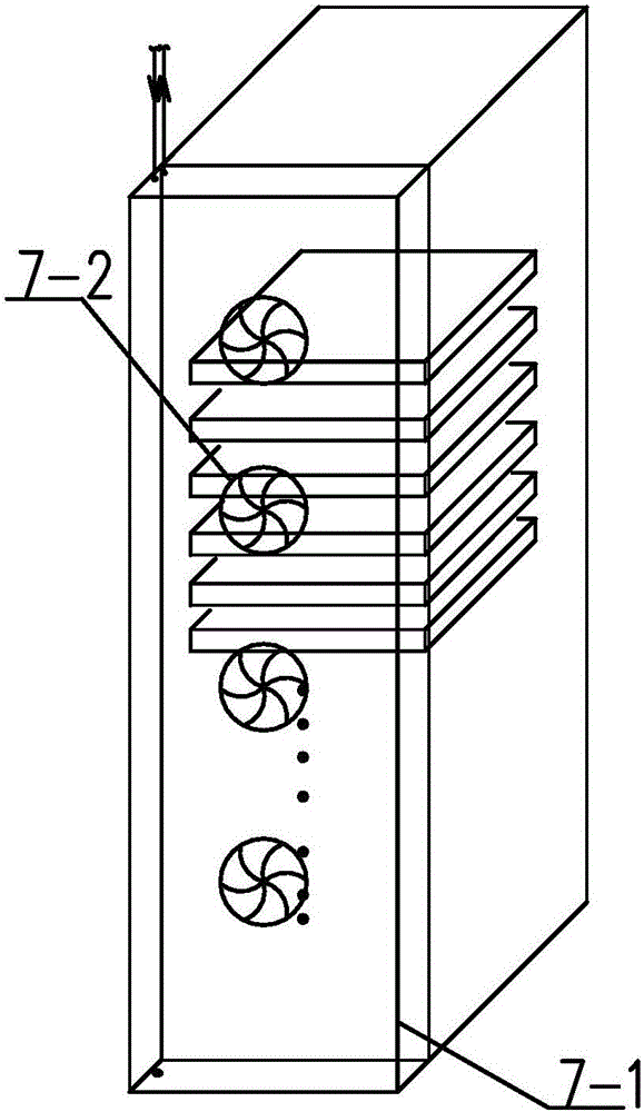 Low-consumption spray-type heat pipe cooling complete equipment suitable for communication cabinet