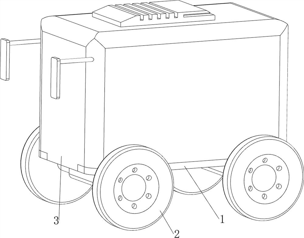 Household apple rapid cleaning device