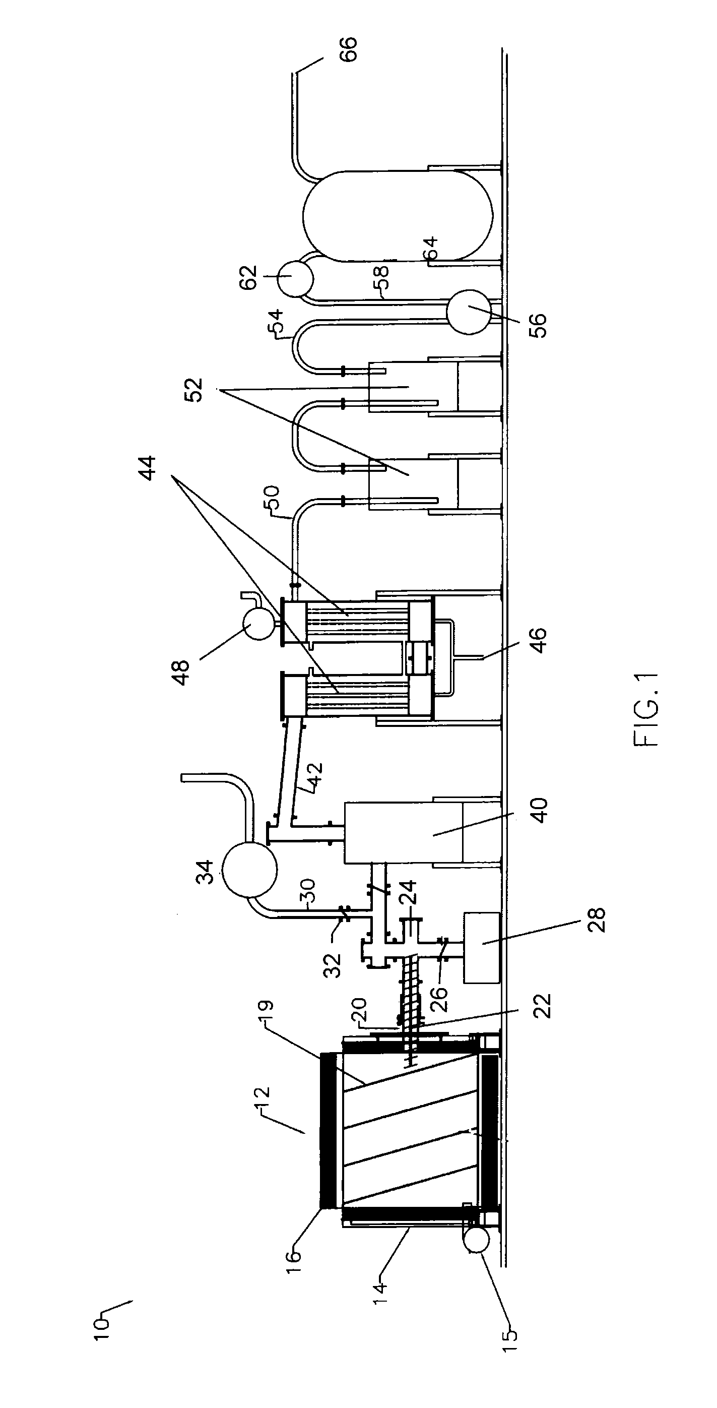 Hybrid system and process for converting whole tires and other solid carbon materials into reclaimable and reusable components