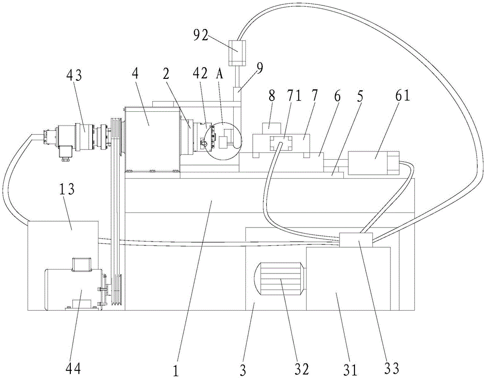 A dual-spindle hydraulic lathe with high-efficiency intelligent spindle