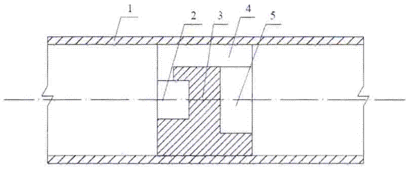 Inclinometer pipe-free omnibearing self-correction real-time displacement measuring tube