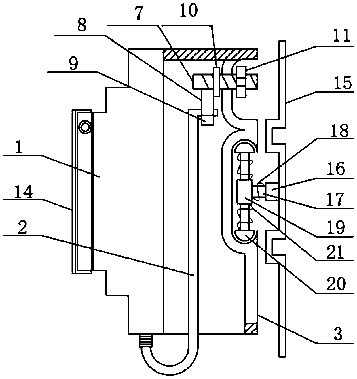 Intelligent electricity utilization fire detector convenient to accommodate