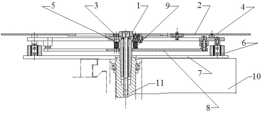 Silicon steel sheet supporting sheet device for high-speed notching machine