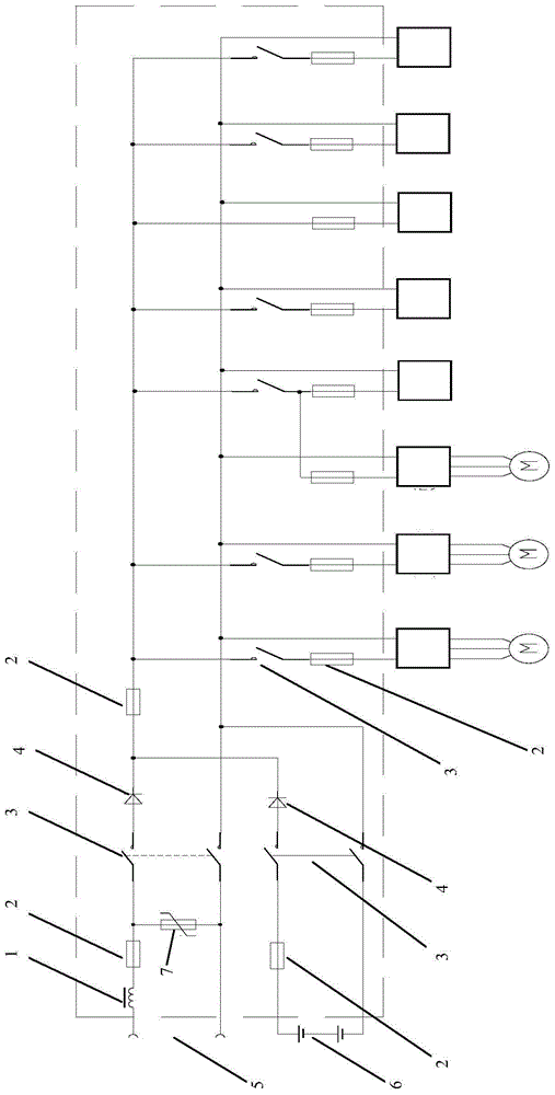 Distribution boxes for trolleybuses