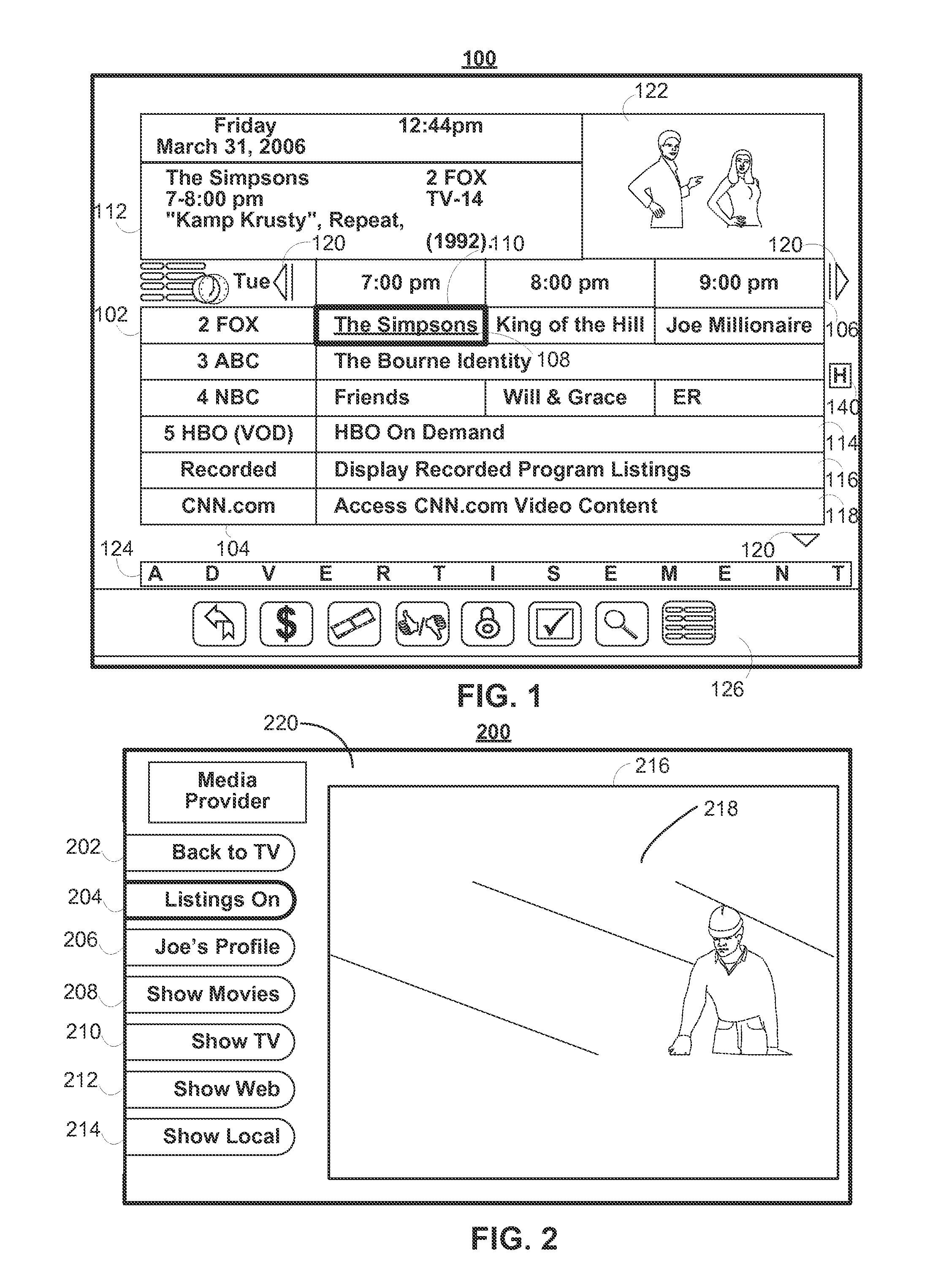 Systems and methods for providing related media content listings during media content credits