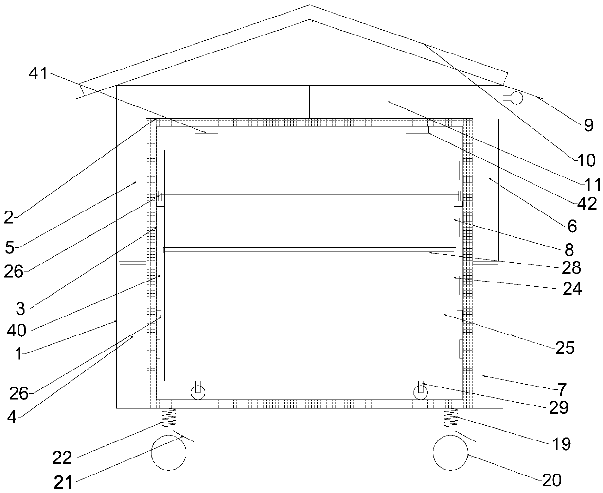 Intelligent green environmental-friendly storage box