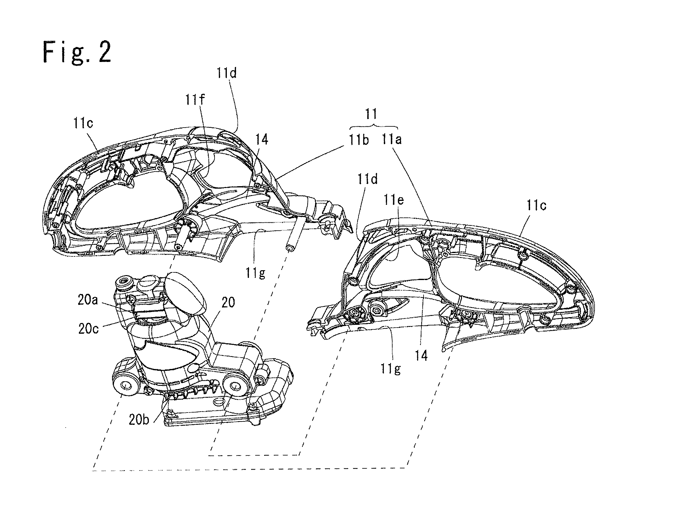 Electrically powered garden tool