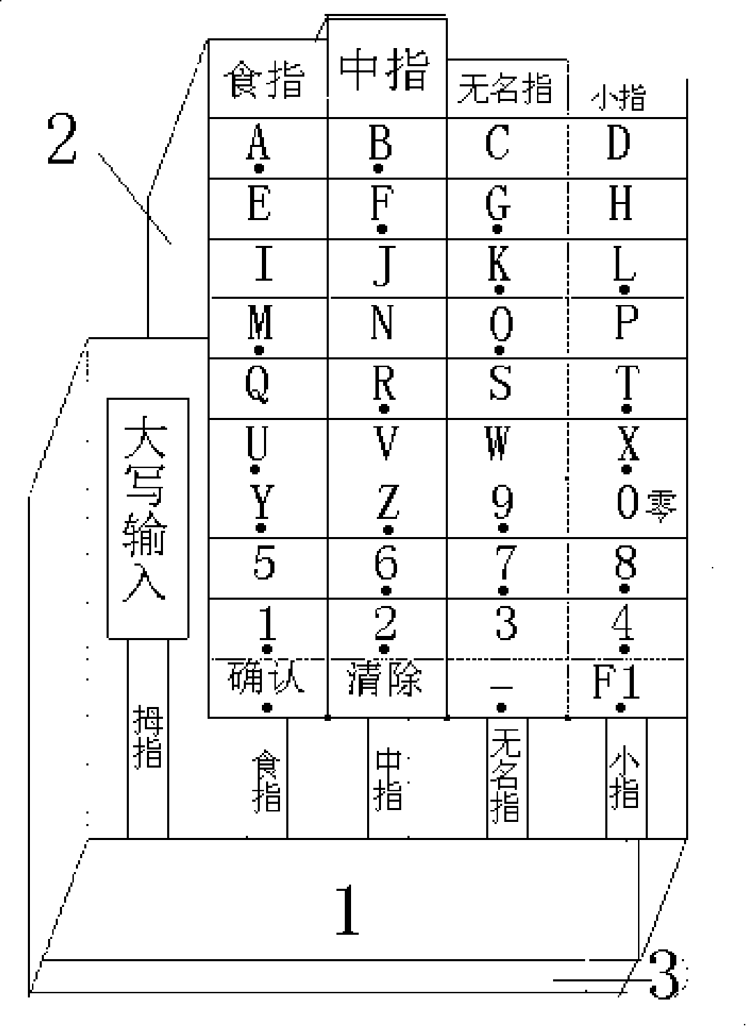 Full-shield anti-peek anti-code theft blind inputting cipher keyboard