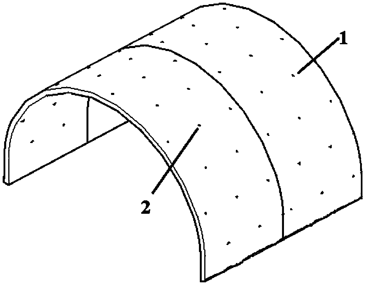 Treatment method for fault fracture zone collapse in tunnel construction process