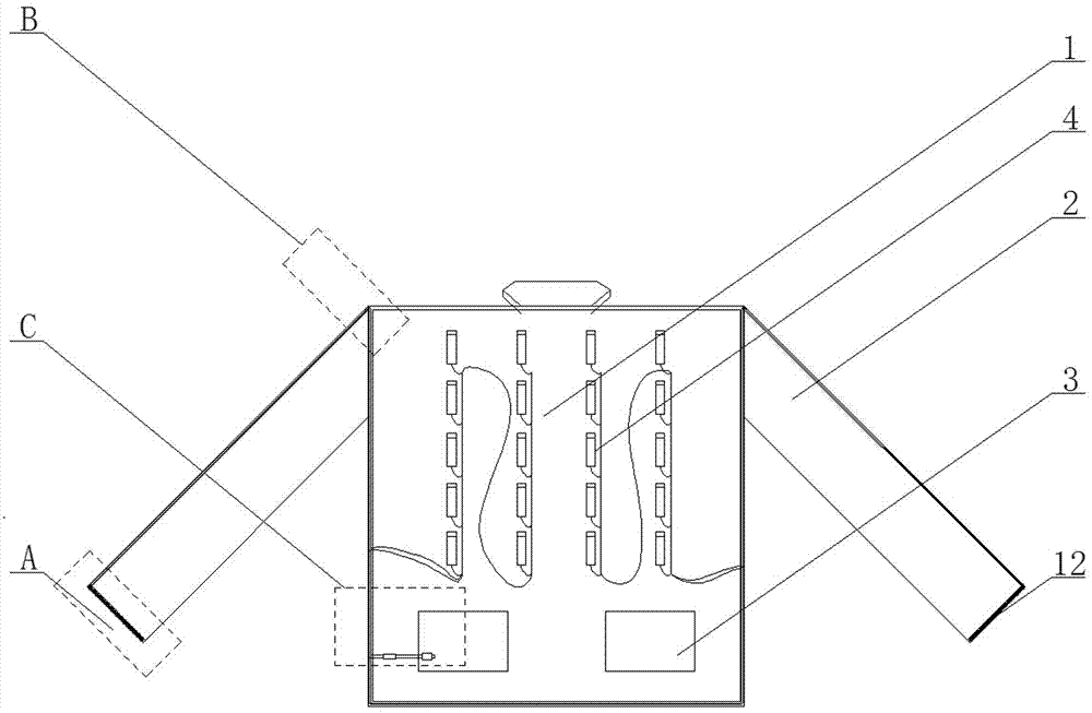 Combined motion self-power-generating coat