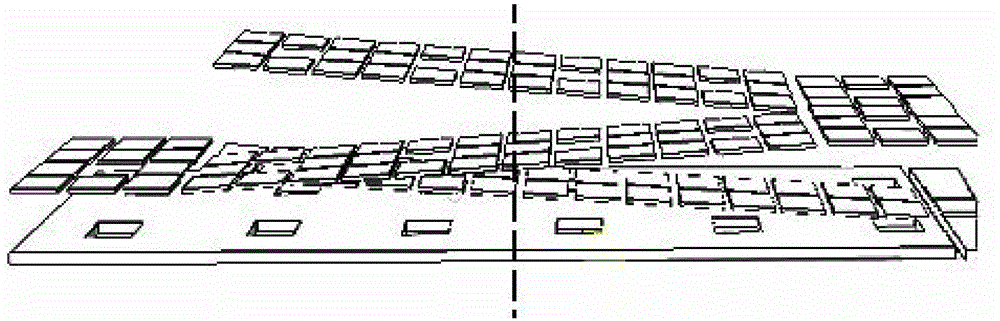 Three-dimensional parking garage structure and method