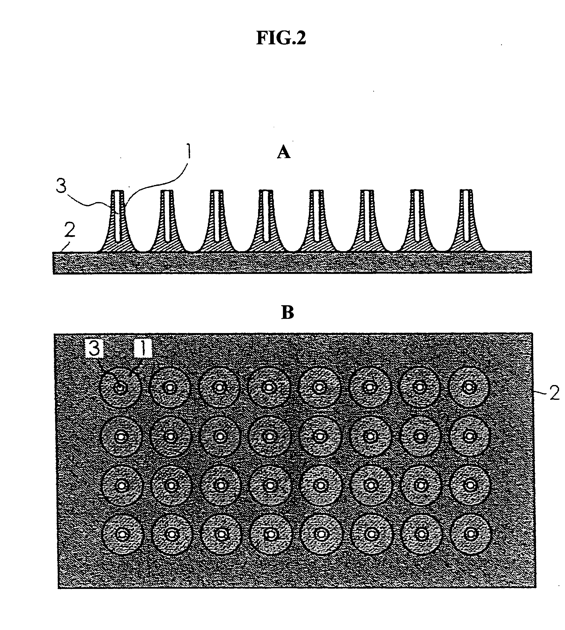 Pad base for transdermal administration and needle