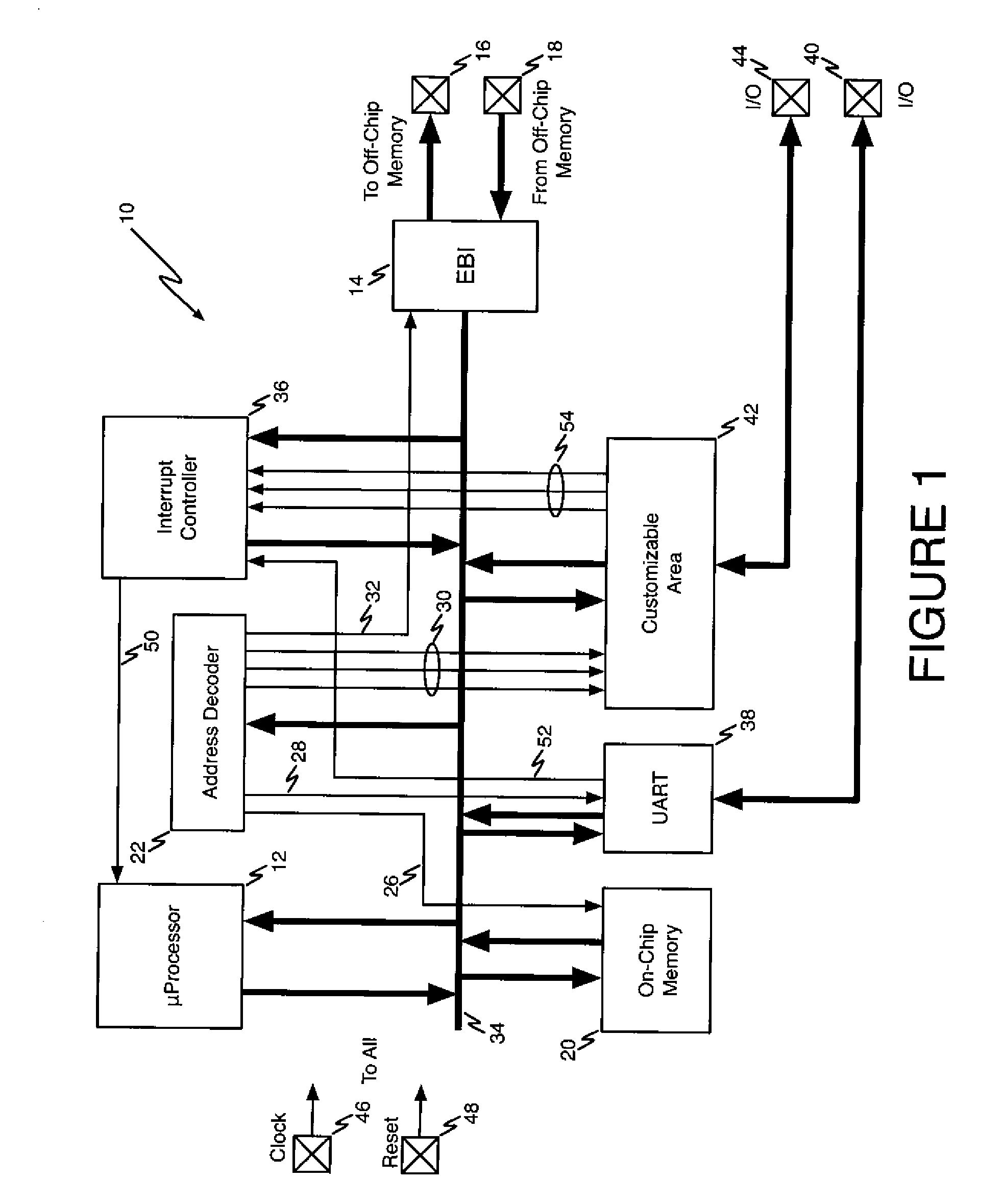 Architecture for configurable bus arbitration in multibus systems with customizable master and slave circuits