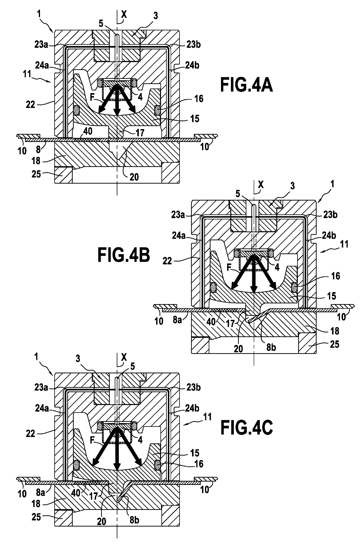 Breaker device for connection to an electrical circuit