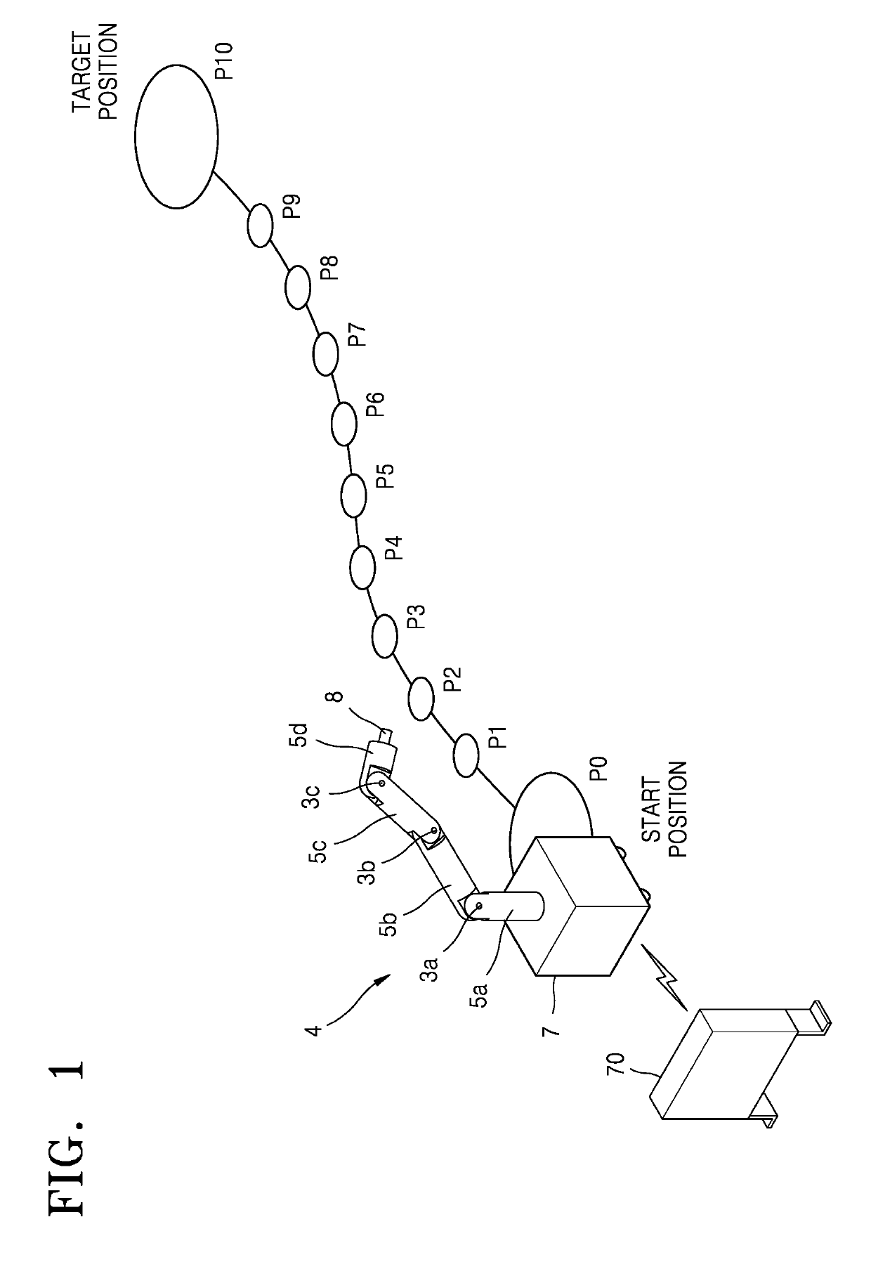 Robot control system and method of controlling a robot