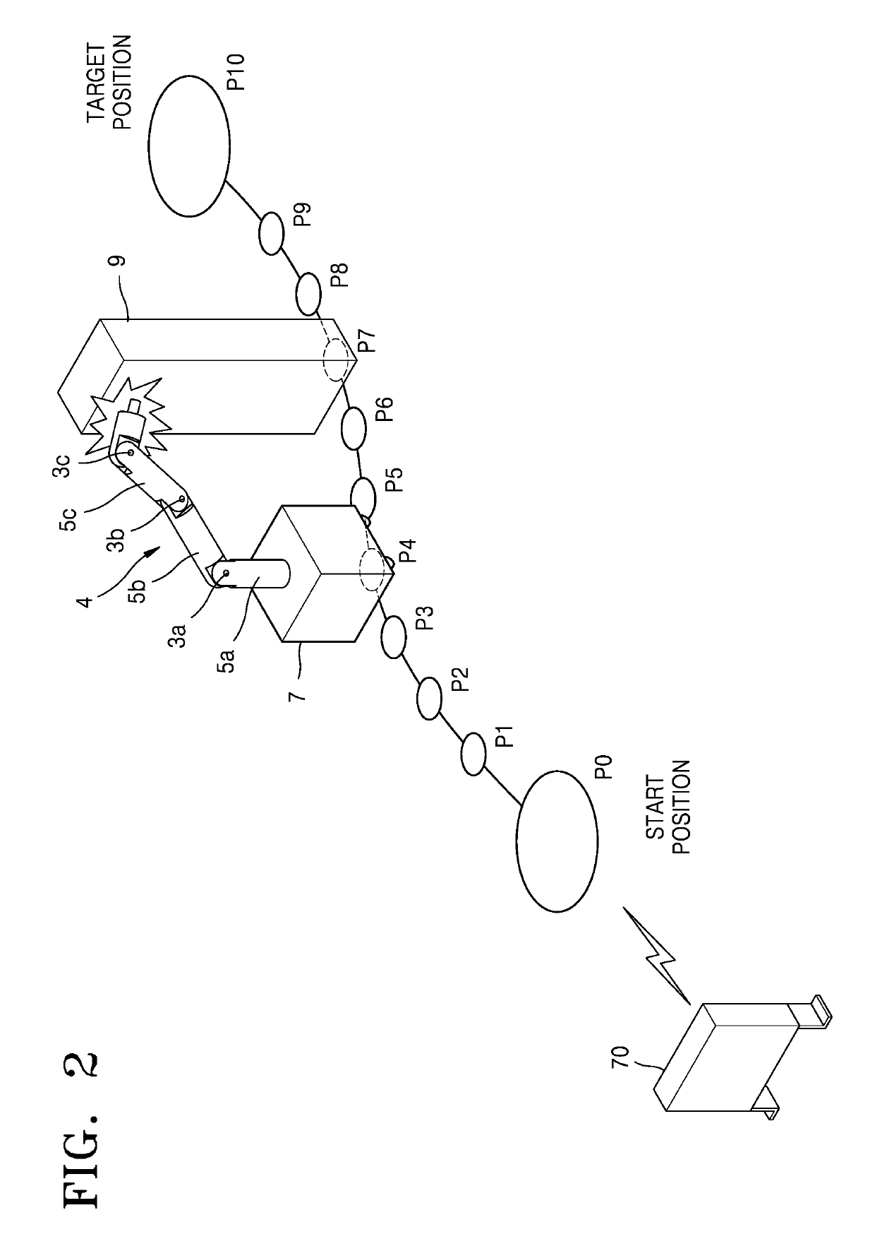 Robot control system and method of controlling a robot