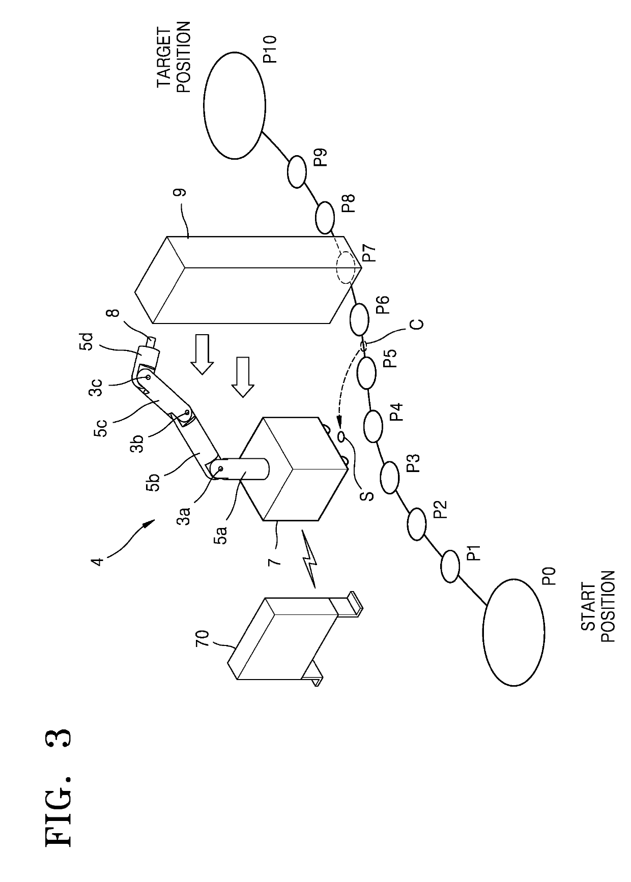 Robot control system and method of controlling a robot