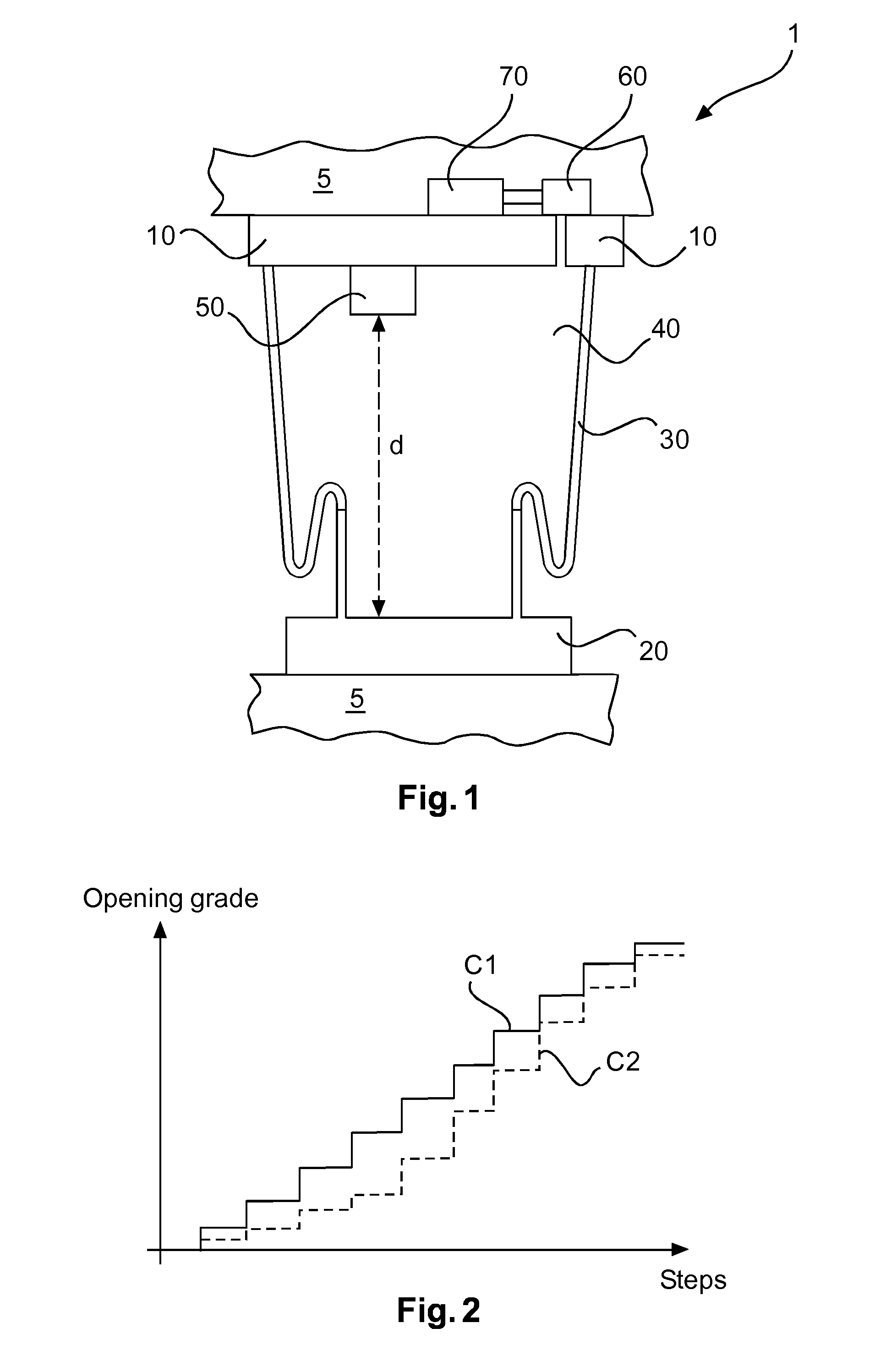 Air spring with stepper motor driven pneumatic valve