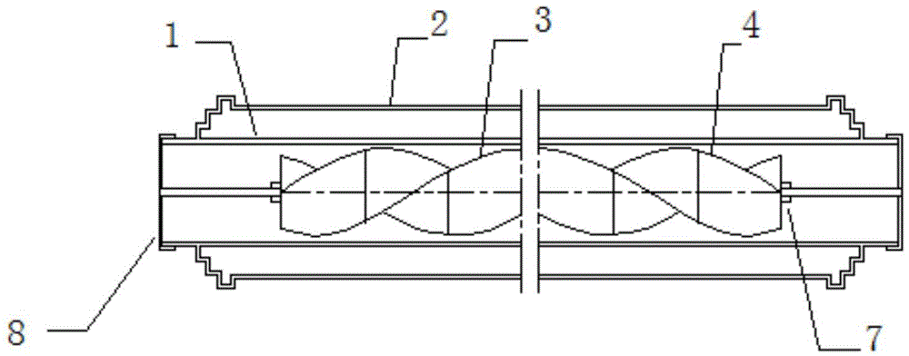 Evacuated collector tube device internally provided with rotors