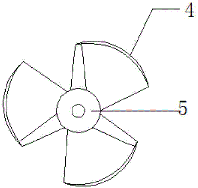 Evacuated collector tube device internally provided with rotors