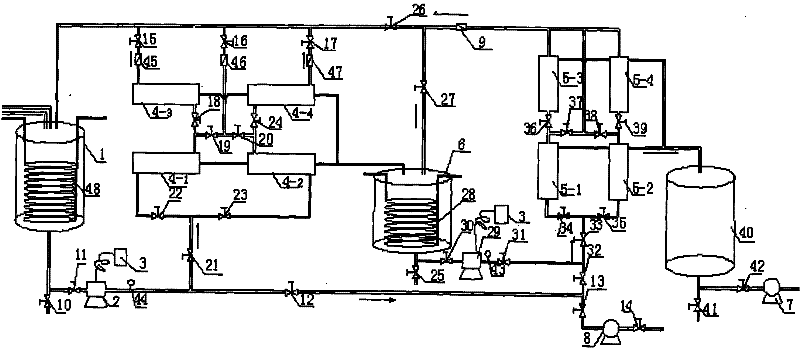 Biological enzyme liquid/beverage multistage ultrafiltering-purifying-separating-concentrating device