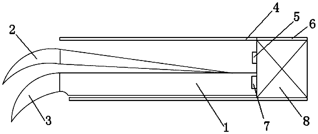 Medical eyelash electric heating curling tweezers and control method