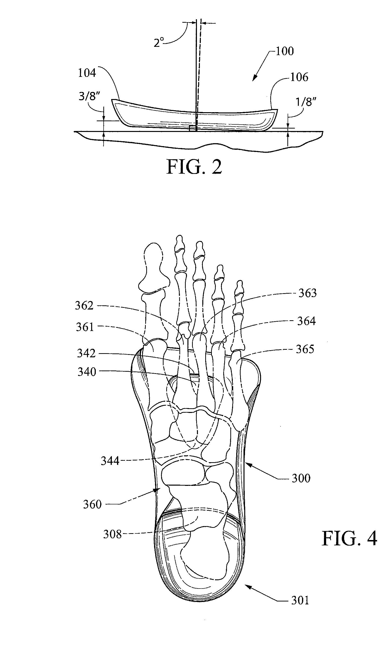 Orthotic shoe insert for high-heeled shoes