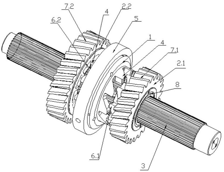 Novel reverse engaging gear shifting system