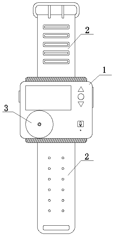 Poisonous and harmful gas monitoring device of limited space