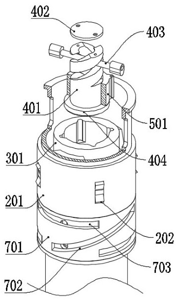 Joint mutual-supporting connecting device of assembled rod body