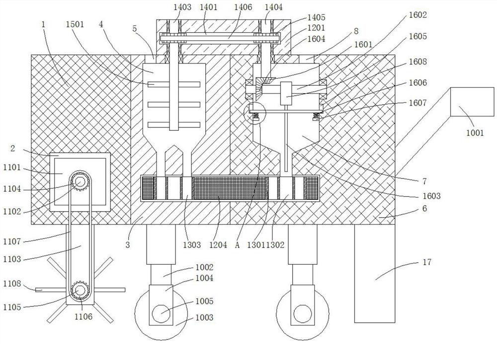 A mechanical device for garden planting